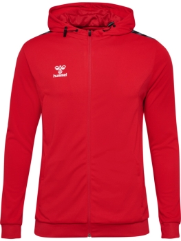 Hummel Authentic Zip Hoodie - True red